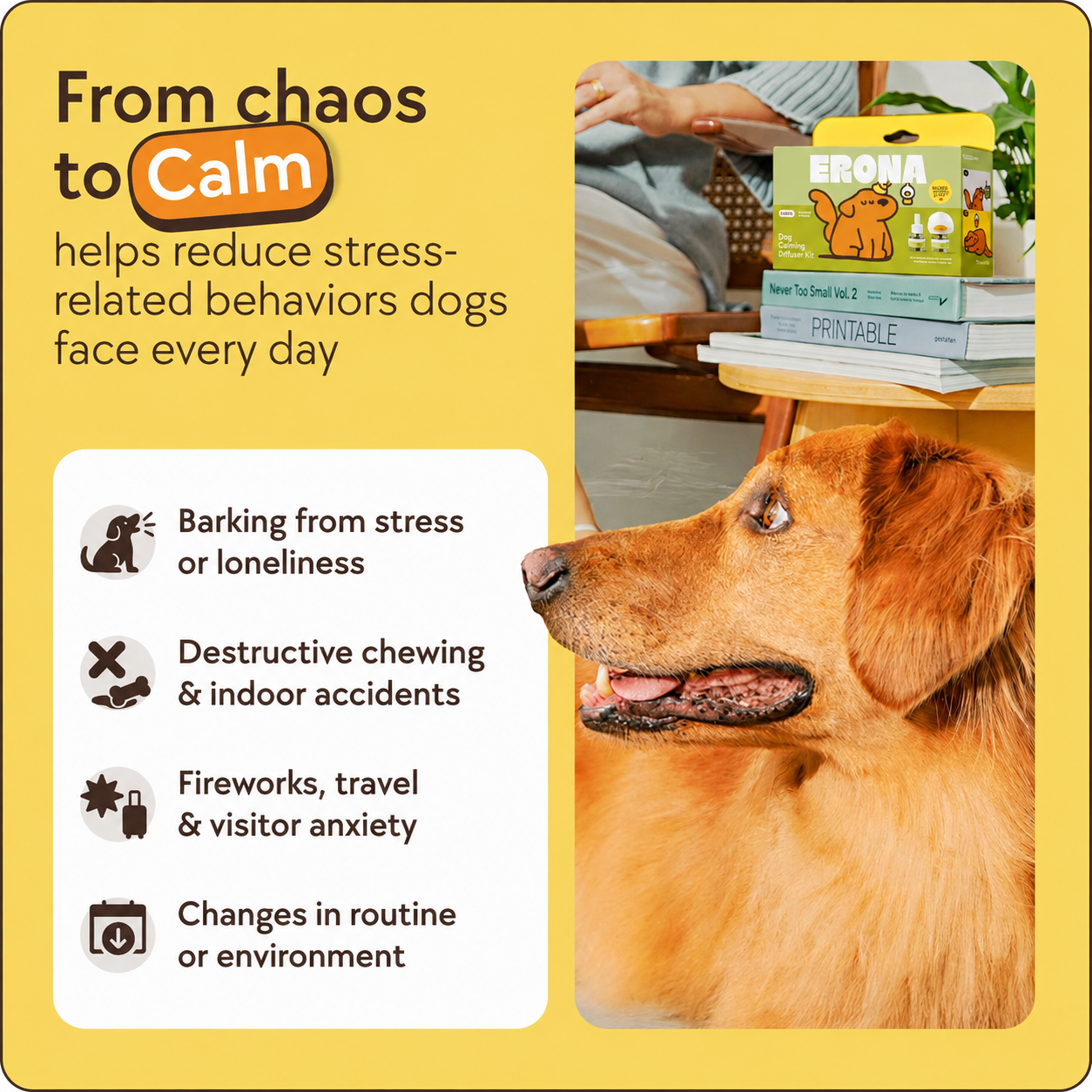 Settle Calming Diffuser for Dogs
