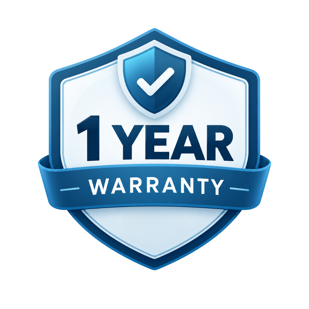 1-year warranty